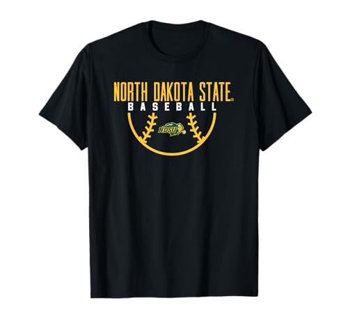 North Dakota State University NDSU Bison Baseball Arch T-Shirt