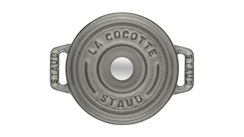 Staub Cocotte Casseruola In Ghisa Grigio Grafite 12Cm - 2