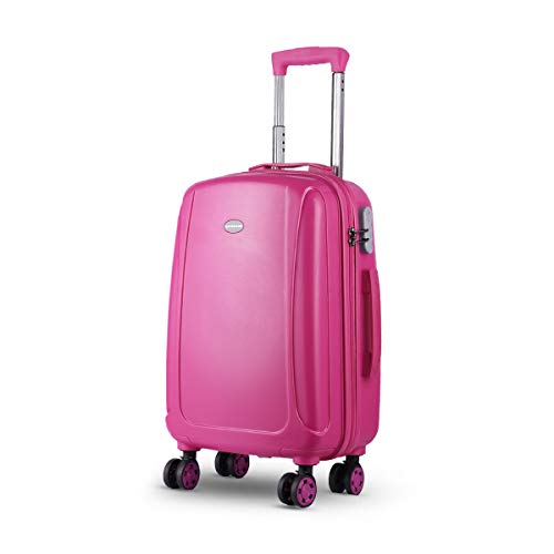 Image of Giordano Polycarbonate Hardsided Cabin Luggage (20 inch / Burgundy)