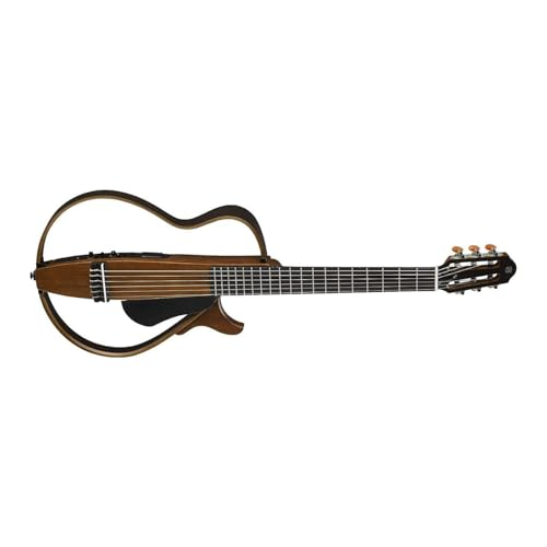 Image of Yamaha SLG200N NT Nylon String Silent Guitar with Hard Gig Bag, Natural