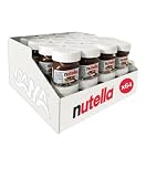 Nutella - Crema Spalmabile alle Nocciole e Cacao, Senza Glutine, Conservanti e Grassi Idrogenati, Formato Scorta per Eventi, Bomboniere, Segnaposto Natalizi, Ideale a Colazione, 64 Vasetti da 25 gr