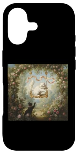 Rococo XCOA[g re[WK[f tSi[hɃCXpCAꂽL X}zP[X iPhone 17 p