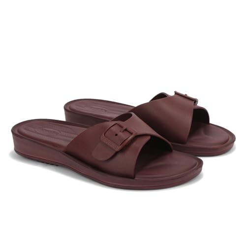 Image of Aqualite NEO-9368 Casual Slide Slipper for Women dailywear Slip-ons Anti-Skid, Waterproof EVA Slide Flipflop