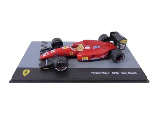 Scala 1/43 in metallo OPO 10 - Vettura di Formula 1 Compatibile con Ferrari F92A - 1992 Ivan Capelli Scala 1/43 - F1F53