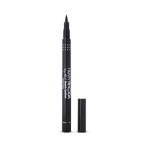 Hilary Rhoda Deep Black Sketch Eyeliner | Waterproof | Deep Black Matte Finish | Smudge-Proof & Long-Lasting Eyeliner for Women | Quick Dry | One Stroke Precision Tip | 1.2g