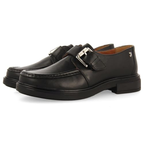 Mocasines Metalizados Hebilla Piel KISKORE