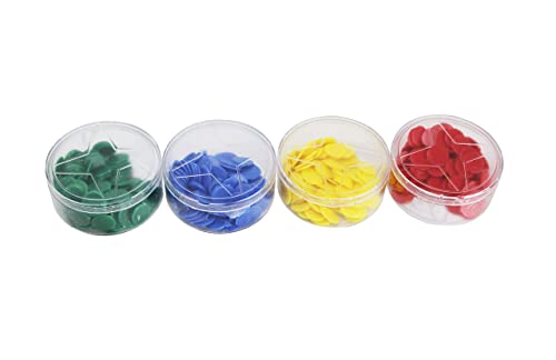 Marcador de Plástico 4 Colores Fichas de Bingo para Juego de Bingo Accesorios de Juego 400pcs Cover