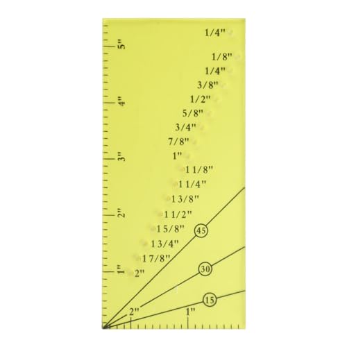 HapGlan Sewing Quilting Ruler Sew Seam Allowance Ruler Sewing Machine Ruler Sewing Patchwork Measuring Tool Household Tools Sets