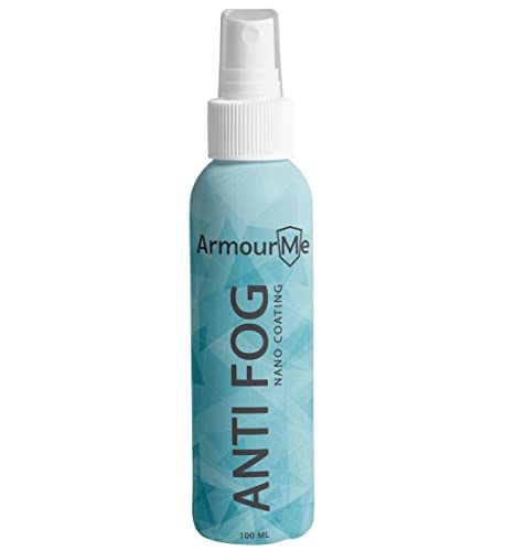Image of Anti Fog Spray | Anti Mist for Glass & Plastic| Treatment For Car Window, Windshield, Glass, Mirror, Helmet| Glass Cleaner and Protector to Increase Visibility |with Microfiber Cloth (100 Ml)