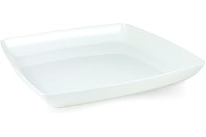 White Square Plastic Tray-12