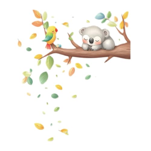 Vinilos decorativos animales adorables para pared infantil