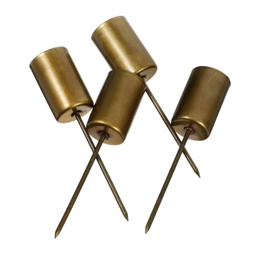 Cabilock 4pcs Christmas Tree Candle Holders with Spikes Decorative Candle Cups for Tabletop Portable and Reusable Centerpieces to Enhance Holiday Atmosphere