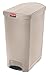 Produktbild Rubbermaid Commercial Products Slim Jim 1883553 90 Litre End Step Step-On Resin Wastebasket - Beige