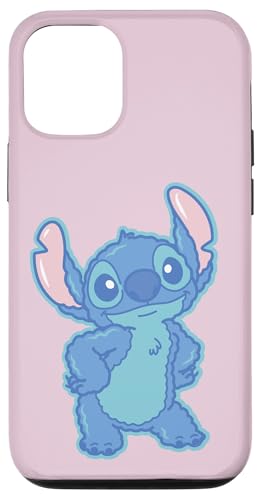Disney Lilo & Stitch Fluffy Cute Pose Stitch Case for iPhone 12/12 Pro