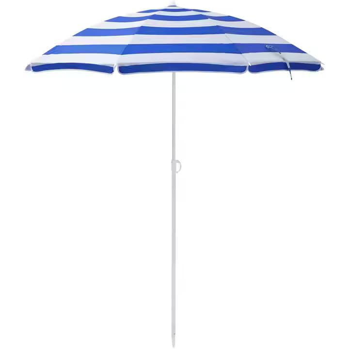 Peng Essentials SunSplash Beach Parasol | UV-Resistant Canopy, Tilt Adjustable, Lightweight & Foldable Sun Umbrella for Outdoor, Garden & Beach Use-image-30