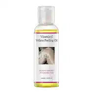 Strong Yellow Peeling Oil Extra Strength for Dark Skin - Vitamin C Body Exfoliator & Chemical Peel, Exfoliating Peeling Oil for Rough Skin on Hand, Foot, Knuckle, body All Skin Type, 3.72 OZ