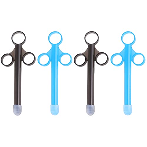 Healeved 100 Piezas Inyector Mujeres Azul Uso Pareja Edad Jeringa: Herramientas Aplicadores Lubricante Color Duradero Propulsor Higiénico Vida Tapa Vaginal Silicona Vagina Fertilidad Cover