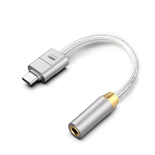 DD ddHiFi TC44CM2 USB-C to 4.4mm Hi-Res DAC & AMP Cable ロスレス・デコーディング・アダプター・ケーブル、最大PCM 32bit/384kHzアンドロイド/iPhone 15/16対応可