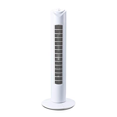 Brightium Ventilador - ventilador de torre de 45W, oscilante, con función de temporizador, altura de 31 pulgadas, diseño eficiente y moderno.*