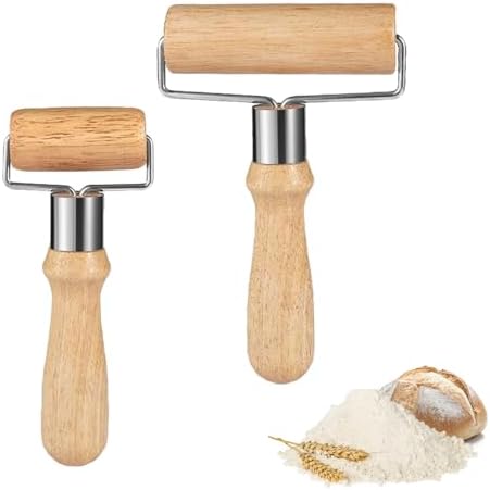 Nudelholz, 2 Stücke teigroller, Kleine und mittlere teigrolle, te...