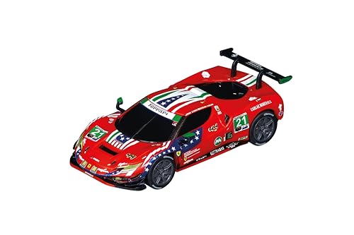 Carrera GO!!! 20064284 Ferrari 296 GT3 AF Corse, No.21 (IMSA, Weathertech GTD (2024) I 1:43 Scale Slot Car I With Original License I Suitable For Ages 6 Years+
