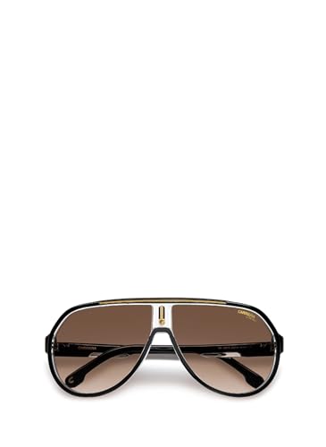 Carrera Men's 1057/S Square Sunglasses, Black Gold, 64mm,11mm + 14