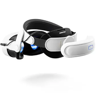 ANNAPRO A3 Max Battery Head Strap for Meta Quest 3/Quest 3S, 20W Fast Charging 10,800mAh Magnetic Battery, Ultimate Comfort & Extended Playtime Compatible with Quest 3S/3 Accessories, White