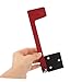 VICASKY 1 Set Mailbox Flag Replacement Kit Durable Mailbox Flag for Outdoor Use Tool Installation Bright for Easy Visibility