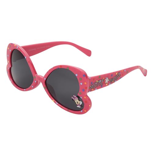 Disney Girls' Heart Minnie Mouse Sunglasses, Pink, 51 mm