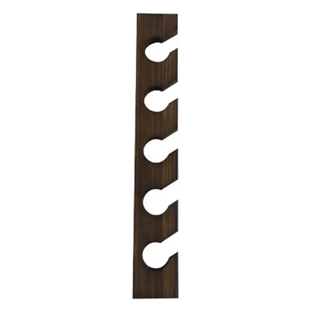 CTRLZS Wooden Hat Hanger for Baseball Cap Home -Saving Wooden Organizer with Display Shelf Imitation Walnut Color