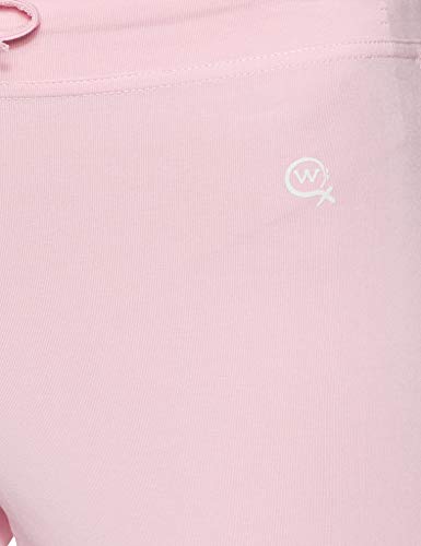 Image of Macrowoman Women's Cotton Stretch Lounge Pant (MW3102 Pink L)