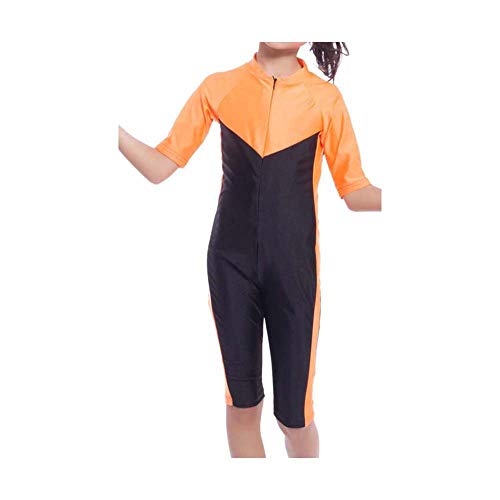 HANYIMIDOO Muslim Islamic Girls Half Sleeves One-Piece Swimwear