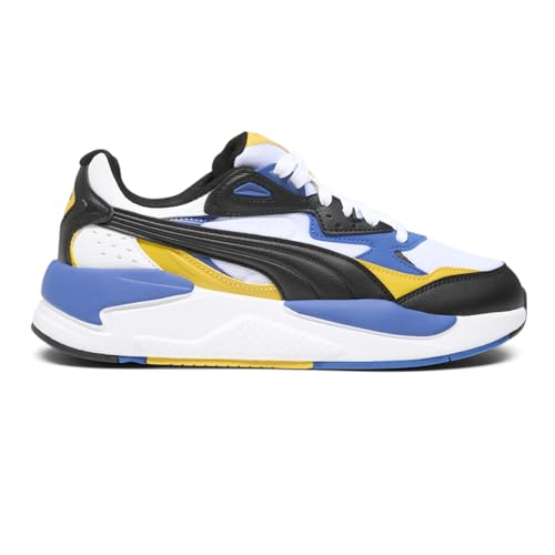 PUMA Mens X-Ray Speed Wide Lace Up Sneakers Shoes Casual - Blue, White, Yellow