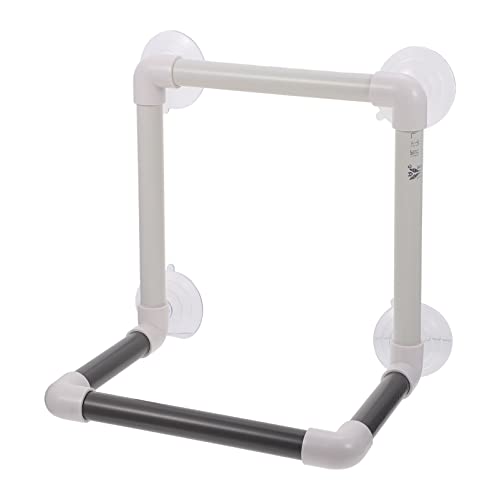 Abaodam 1Pc Bird Shower Perch Stand with Suction Cups for Parrots Easy Install Shower for Indoor Outdoor Use for Finches Canaries and Similar Sized Birds