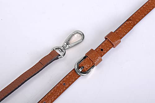 Image of LIVE UP Full Grain Purse Strap Genuine Leather Replacement for Cross Body Bag Handbags