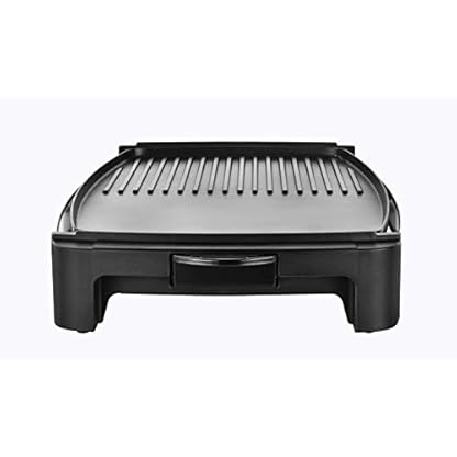 Venga! Teppanyaki Tischgrill, großer Kochbereich mit gerippter Grilloberfläche, einstellbarer Temperaturregelung, 2000 W… – Bild 5