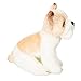 Nat and Jules Sitting Small French Bulldog Light Brown And White Children's Plush Stuffed Animal