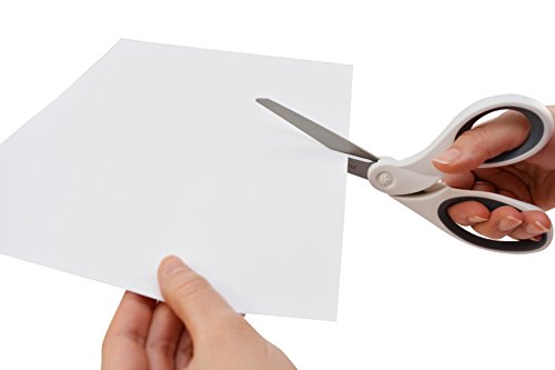 Westcott 8" Bent And 5" Straight Titanium Bonded Craft Scissors, Combo Pack (16378) #TOP5