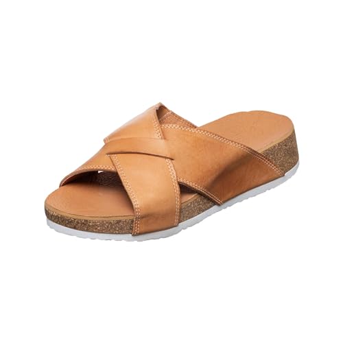 Antelope Women's Adeline Leather Flat Platform Sandals