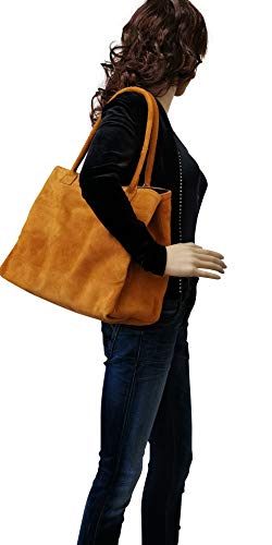 AMBRA Moda Borsa da donna, Borsa in pelle