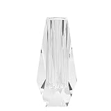 Kitcom Flower/Bud Crystal Vase Decorative Vases for Home, Wedding, Christmas, Outline Dimensions W2.