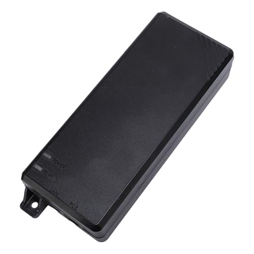 Inyector PoE 150W, Inyector PoE 2.5G, Adaptador de alimentación 2500Mbps con cable AC de 1.2m, diseño seguro, luz indicadora conveniente para Gen3 miniatura 4