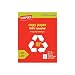 Staples 100% Recycled Copy Fax Laser Inkjet Printer Paper, 500 Sheets, Bright White
