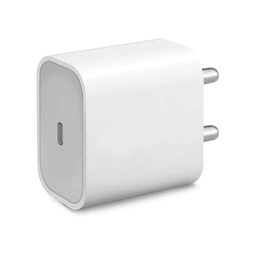Image of Original 20W Efficient USB-L Adapter Compatible with Apple Models 14 Plus /14 Pro, 15 Series (Only Adapter)