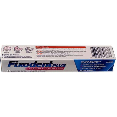 Fixodent Plus Truefeel Denture Adhesive Cream 2 Oz (3 Pack)