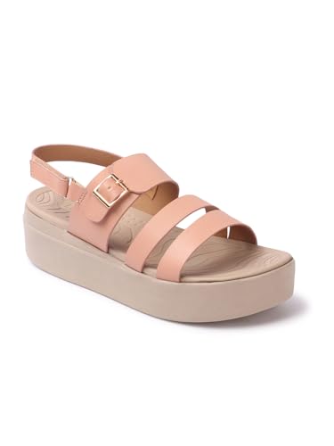 Image of ELLE Women's Multi-Strap Platform Sling back Sandals