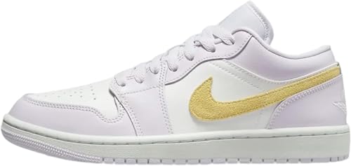 Nike Jordan 1 Low Women Barley Grape/Lemon Wash-White DC0774-501 Size 10 Women's US