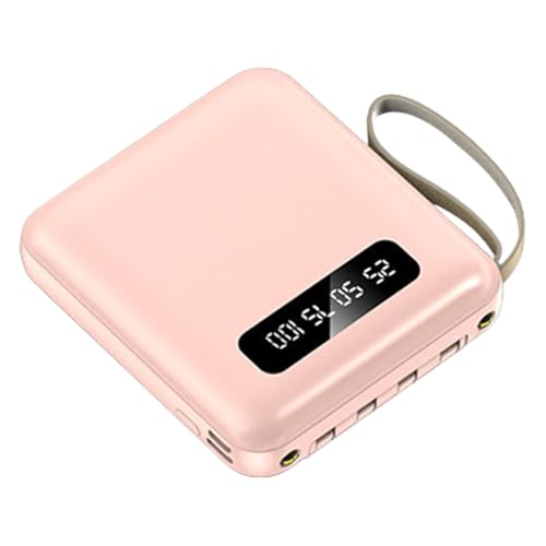 Slim Power Bank: Cargador USB ultradelgado de 5000 mAh, batería Externa, Salida simultánea para 4 Dispositivos | Cargador de Viaje portátil, solución de Respaldo de teléfono móvil, Tableta y c