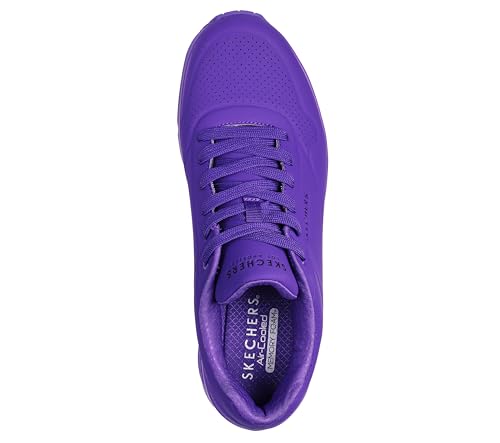 Skechers Men's UNO-Stand ON AIR Sneaker, Purple, 9.5