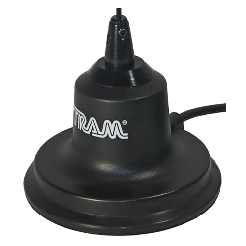 Image of Tram 144 to 148 MHz VHF /440 to 450 MHz UHF Amateur Dual-Band Pre-Tuned 4-in. Magnet Antenna Kit with Rubber Boot